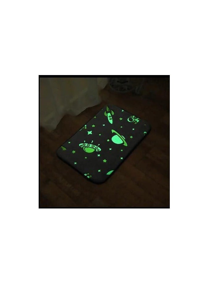 Glow-in-the-dark rug, space, 50 x 80 cm - Image 3