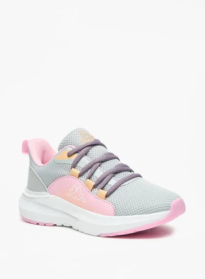 Kappa Girls' Colourblock Sports Shoes with Lace-Up Closure