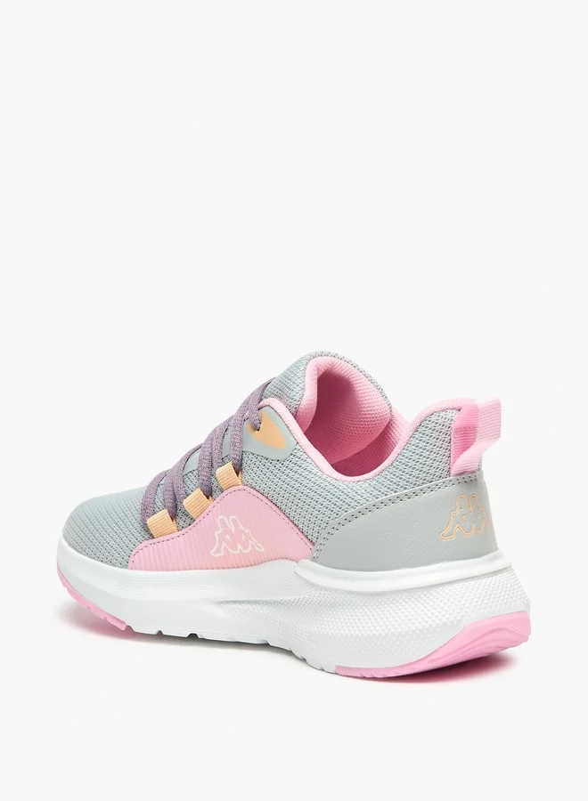 Kappa Girls' Colourblock Sports Shoes with Lace-Up Closure