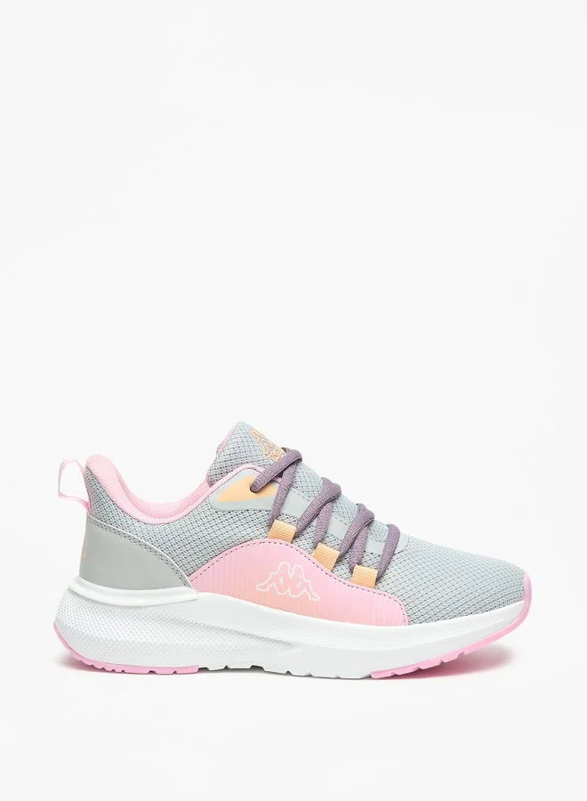 Kappa Girls' Colourblock Sports Shoes with Lace-Up Closure