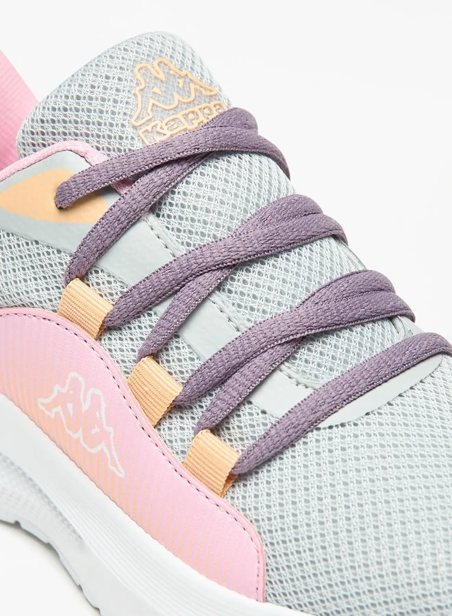 Kappa Girls' Colourblock Sports Shoes with Lace-Up Closure