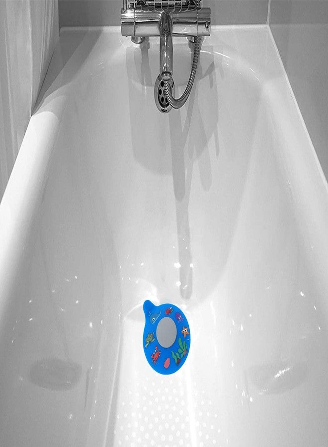WSZCML Bathtub Drain Stopper, Silicone Tub Stopper Plug, Universal Bath Drain Cover, Kids Tots Babies Gift (Blue Turtle) - Image 5