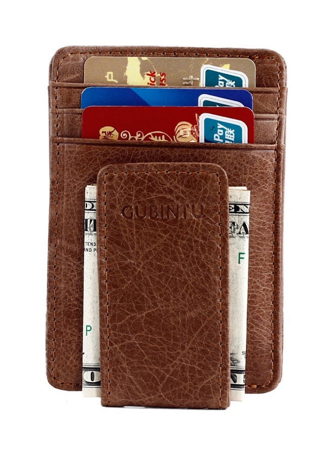 NIBEMINENT Leather Wallet Light Coffee  - Image 2