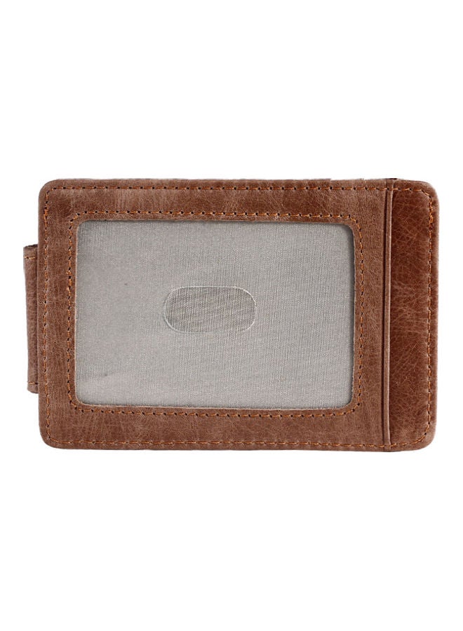 NIBEMINENT Leather Wallet Light Coffee  - Image 4