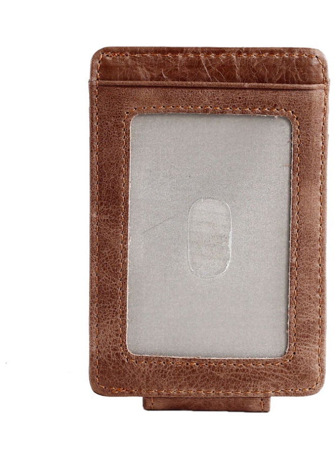 NIBEMINENT Leather Wallet Light Coffee  - Image 3