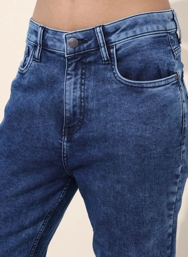 Freehand  Women Straight Fit Solid Mid Rise Jeans  | Best Price UAE