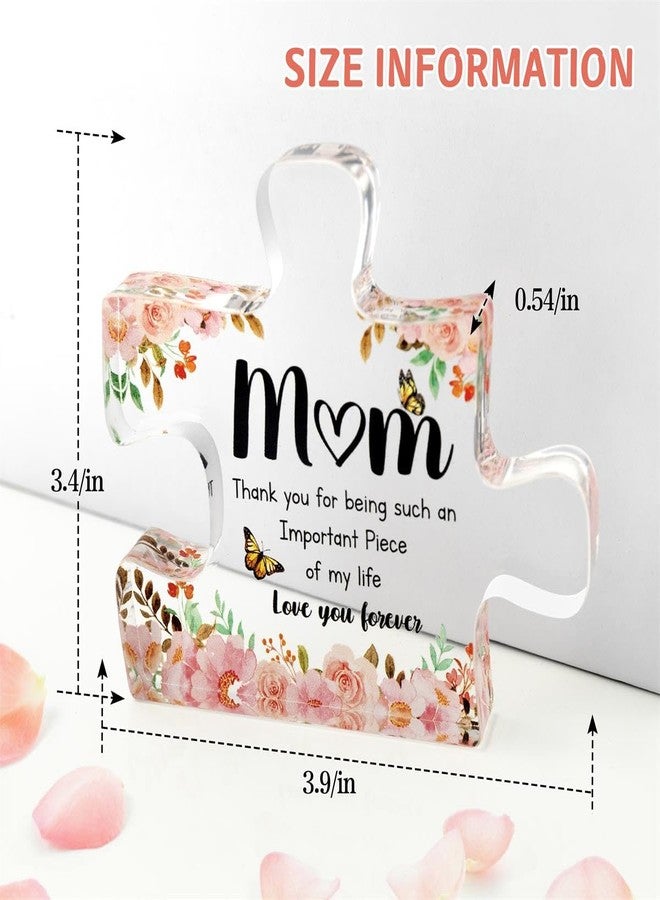 BOBIPRO Gifts for Mom, from Daughter Son, Mom Birthday Gifts - Decorative Acrylic Block Puzzle,Valentines Day, Christmas,Unique Presents for Mom - Image 2