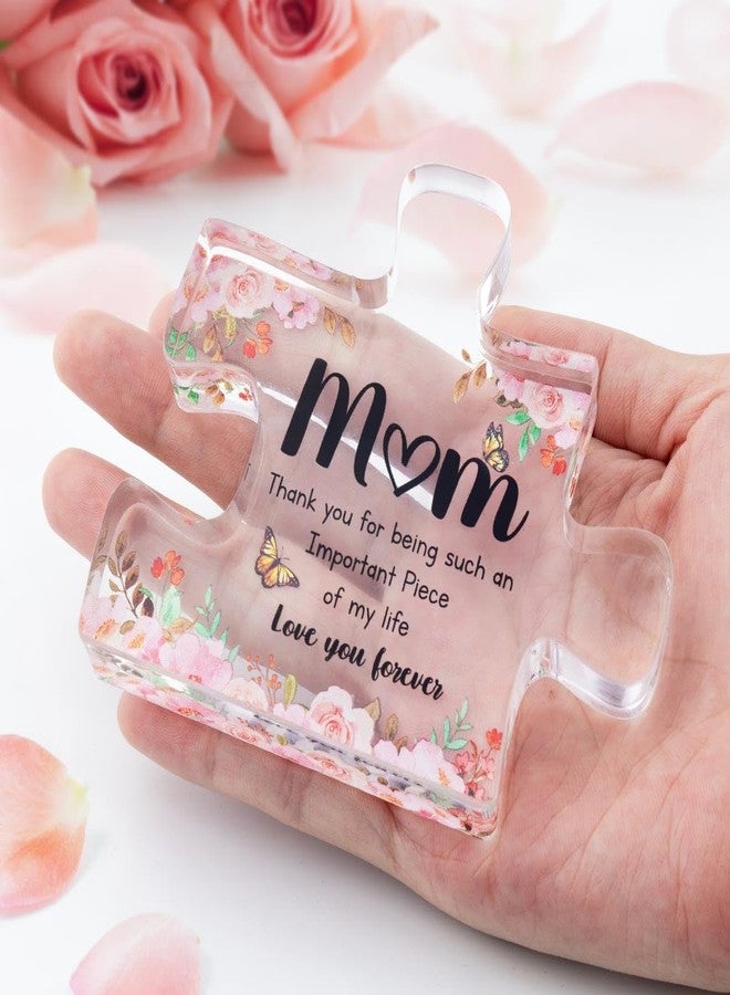 BOBIPRO Gifts for Mom, from Daughter Son, Mom Birthday Gifts - Decorative Acrylic Block Puzzle,Valentines Day, Christmas,Unique Presents for Mom - Image 3