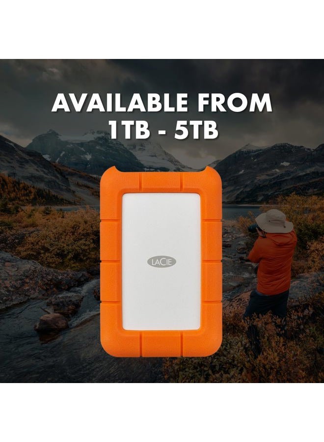LACIE قرص صلب خارجي محمول 4 تيرابايت مقاوم للصدمات والسقوط والضغط USB 3.0 بحجم 2.5 بوصة للكمبيوتر الشخصي وماك (LAC9000633) - Image 4