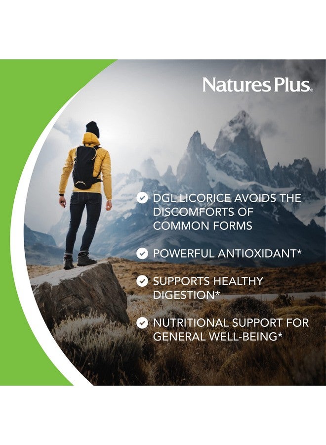 Nature's Plus Naturesplus Herbal Actives Licorice (Dgl) 500 Mg 60 Capsules Pack Of 3 Supports Healthy Digestion & Overall Wellbeing Vegetarian Gluten Free 180 Total Servings - Image 4