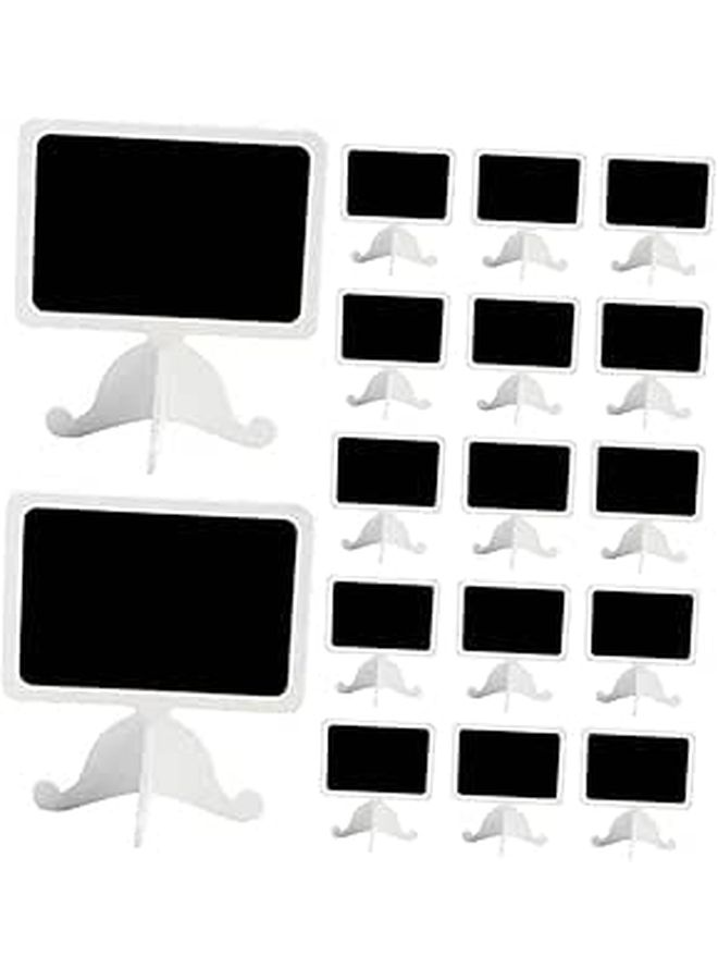 20 Pack Mini Blackboard Message Boards Easy to Clean for Classroom Home Decor Events - Image 1