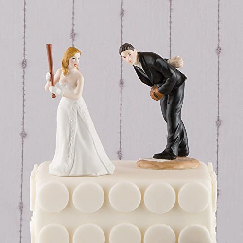 Weddingstar Bride Ready to Hit the Home Run Porcelain Figurine Cake Topper - Image 3