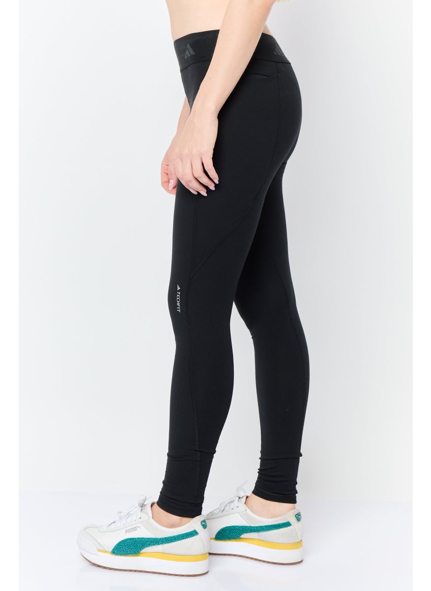 Adidas - Women Tech Fit Training Leggings, Black - Image 1
