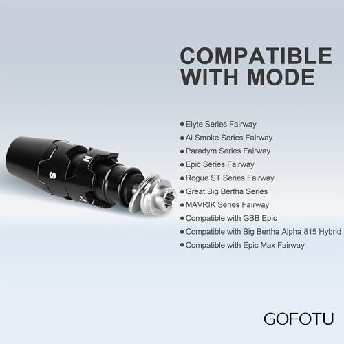 Gofotu .335 Golf Shaft Adapter Sleeve Compatible with Callaway Ai Smoke,Paradym,Mavrik,Epic Flash Fairway Wood # 3 5 RH - Image 4