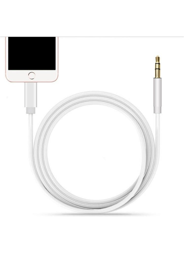 Hiqonic IPhone 7 8 x Max 11 12 Pro Compatible Lightning To Aux Cable 1m Car Music Headphone Audio Aux Converter  - Image 2