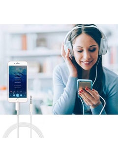 Hiqonic IPhone 7 8 x Max 11 12 Pro Compatible Lightning To Aux Cable 1m Car Music Headphone Audio Aux Converter  - Image 3