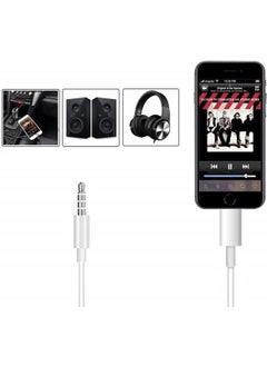 Hiqonic IPhone 7 8 x Max 11 12 Pro Compatible Lightning To Aux Cable 1m Car Music Headphone Audio Aux Converter  - Image 4