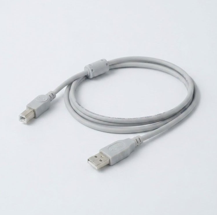 كابل طابعة USB 2.0 عالي السرعة - 1.5 متر، رمادي - Image 1