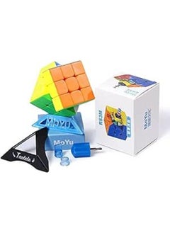 Magic Cube, Moyu RS3M 2021 3x3 Speed Cube Maglev Version Magnetic Speed Cube Puzzle Throws Brain Sports Tasks for Children Adults Boys Girls Gifts