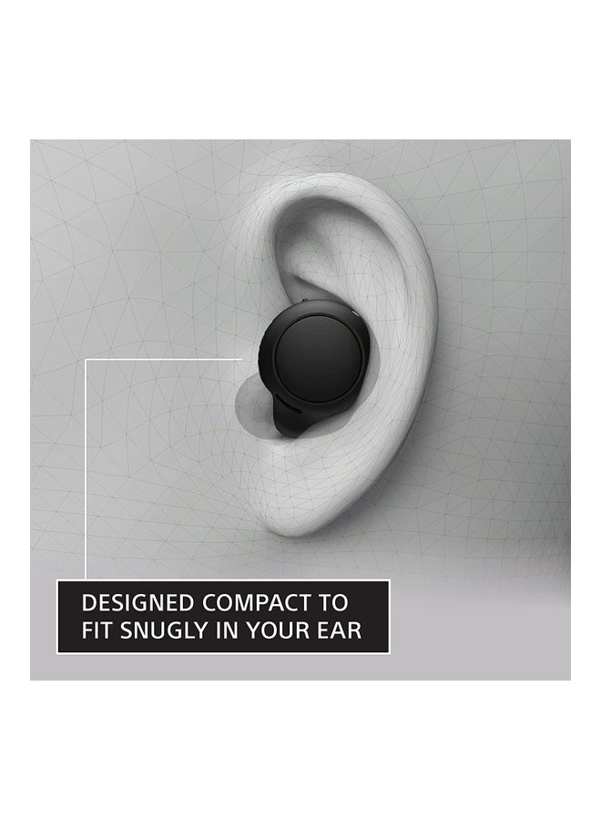 Sony WF-C500 Truly Wireless In-Ear Bluetooth EarBud Headphones With Mic And IPX4 Water Resistance Black - Image 4