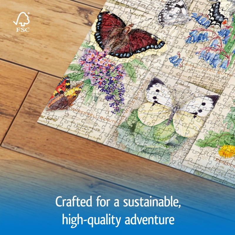 Wonder Forge Butterfly Splendor 1000 Piece Jigsaw Puzzle For Adults | Unique  Perfectly-Fitting Pieces | Fun  Vibrant Imagery |   Exclusive - Image 4
