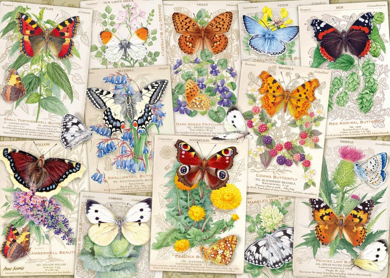 Wonder Forge Butterfly Splendor 1000 Piece Jigsaw Puzzle For Adults | Unique  Perfectly-Fitting Pieces | Fun  Vibrant Imagery |   Exclusive - Image 1