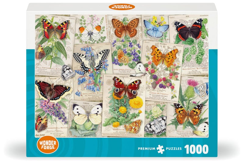 Wonder Forge Butterfly Splendor 1000 Piece Jigsaw Puzzle For Adults | Unique  Perfectly-Fitting Pieces | Fun  Vibrant Imagery |   Exclusive - Image 2
