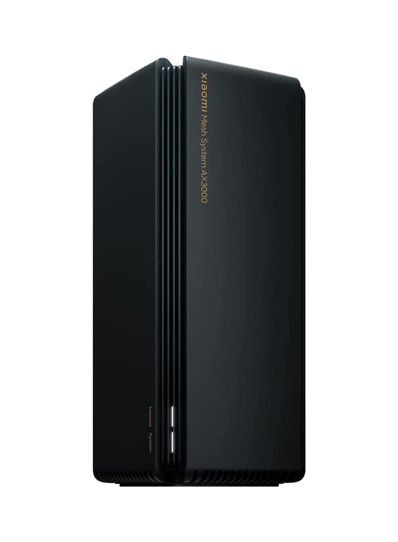 Xiaomi Mesh System AX3000 Wi-Fi 6 Router Pack Of 1 Black - Image 1