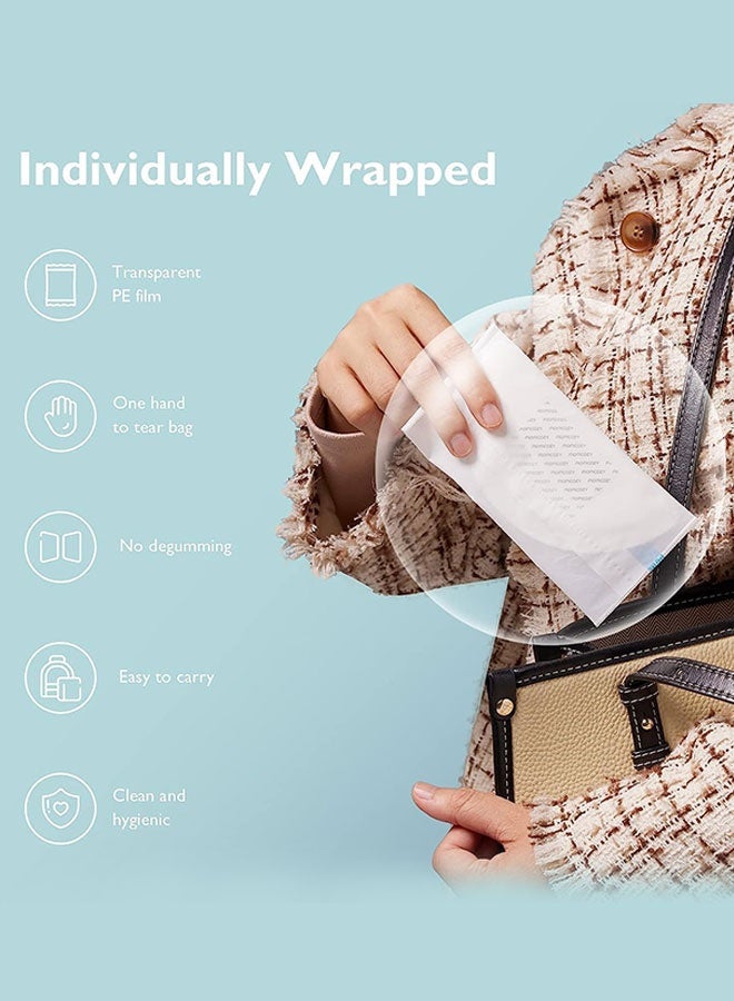 Sharpdo 100 Pieces Disposable Breast Shields Pads, Nursing Pads for Breastfeeding, Soft and Super Absorbent Nipple Covers - Image 5