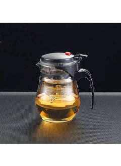 Elegant Heat-Resistant Tea Infuser Cup 350ml drum shaped heavy pressure
