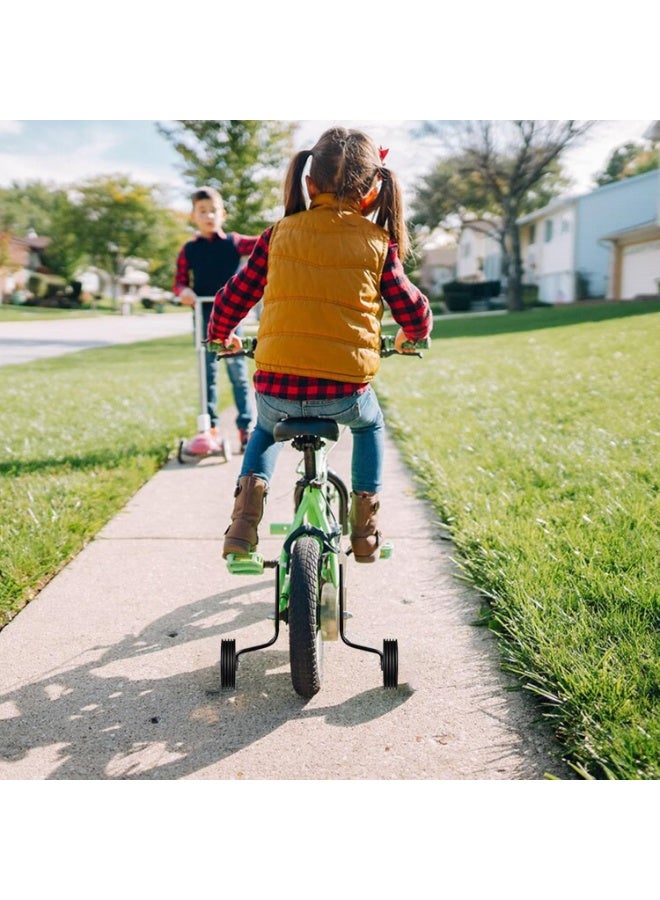 CMGTYYD Cycling Training Wheels - Enhances Traction Flash Kids Bike Stabilisers Slip Balance Support Adjustable Trainiing Wheel-s Bikee Trainingg Wheells Safe Cyclinng Experience - Image 3