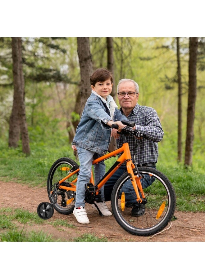 CMGTYYD Cycling Training Wheels - Enhances Traction Flash Kids Bike Stabilisers Slip Balance Support Adjustable Trainiing Wheel-s Bikee Trainingg Wheells Safe Cyclinng Experience - Image 4