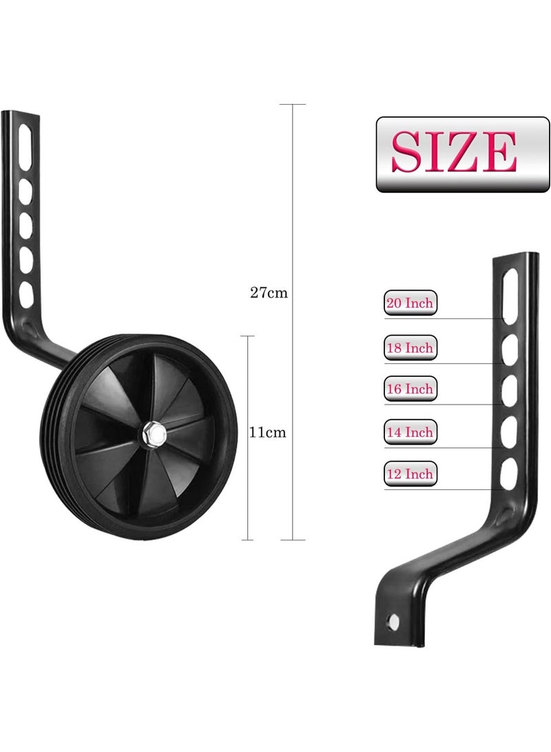 CMGTYYD Cycling Training Wheels - Enhances Traction Flash Kids Bike Stabilisers Slip Balance Support Adjustable Trainiing Wheel-s Bikee Trainingg Wheells Safe Cyclinng Experience - Image 5