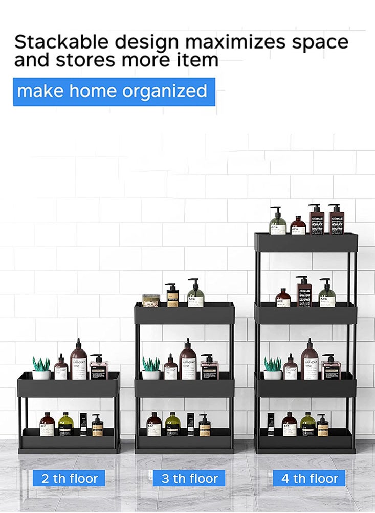 2-Tier Under Sink Organizer for Kitchen and Bathroom Cabinet Storage with Sliding Drawer, Hooks, and Hanging Cup for Efficient Space Utilization