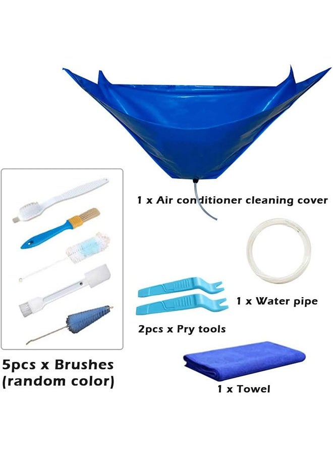 YelaJoy Mini Split Cleaning Kit,air Conditioner Cleaning Kit Air Duct Cleaning Kit Mini Split Cleaning Bag for Mini Split Air Conditioners Air Conditioning System Cleaning Tools  - Image 2