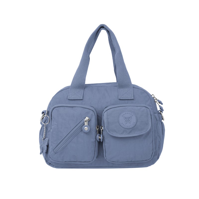 CAPRICE COLLECTION Unisex Medium Crossbody Bag – Lavender, Water-Resistant Nylon, Spacious 10.4L Capacity - Image 1