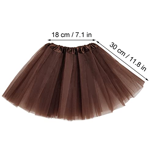 Marrywindix Khaki Giraffe Costume Tutu Set Animal Fancy Dress Costume Kit Halloween Party Dress Up Accessories - Image 3