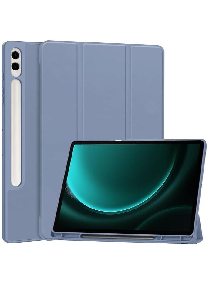 general Heavy Duty Case Slim Case Compatible with Samsung Galaxy Tab S9 FE Plus/+ SM-X610/SM-X616 12.4inch with Built-in S Pen Holder, Multi-Angle Viewing Protective Case with Soft TPU Case, Auto Sleep/Wake C - Image 1