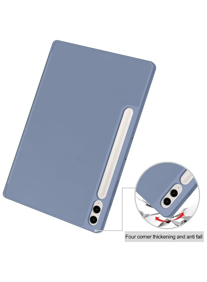 general Heavy Duty Case Slim Case Compatible with Samsung Galaxy Tab S9 FE Plus/+ SM-X610/SM-X616 12.4inch with Built-in S Pen Holder, Multi-Angle Viewing Protective Case with Soft TPU Case, Auto Sleep/Wake C - Image 3