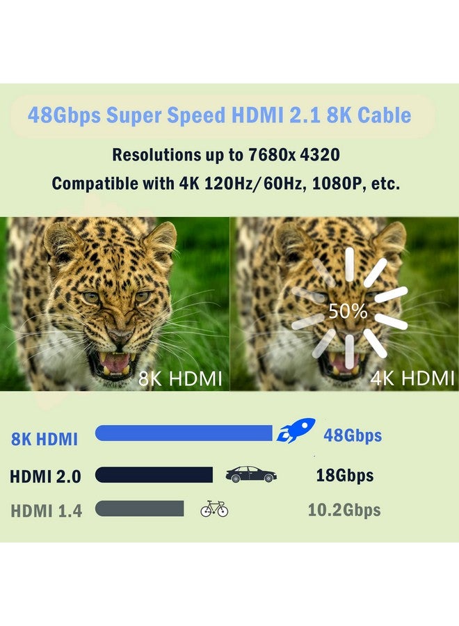 PNGKNYOCN Short 8K Micro Hdmi To Hdmi Cable90 Degree Right Angle 1Ft 0.3M Ultra High Speed 48Gbps Micro Hdmi Male To Hdmi Male Cable Support 8K@60Hz 4K@120Hz(R)  - Image 4