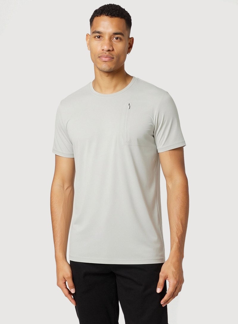 QUASER Mens T-Shirt O-Neck Basic Short Sleeves,Everyday Tee For Men,Comfortable Soft Men's T-shirt - Image 2