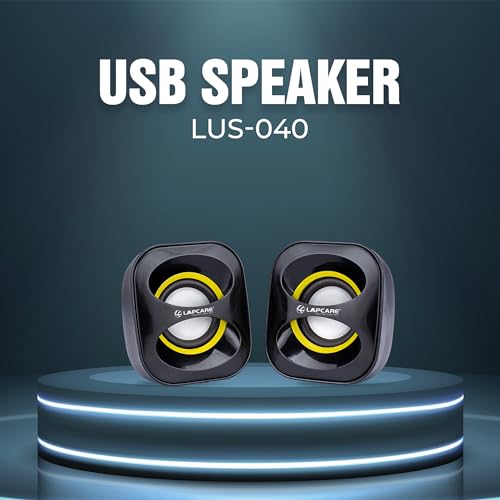 LAPCARE USB Speaker 3W X 2 Lus-040 - Black - Image 3