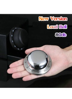 SYOSI Mechanical Kitchen Timer, No Battery Required Magnetic Cooking Timer, Upgraded 60 Minutes Manual Countdown Timer for Cooking and Baking (Black)  - Image 5