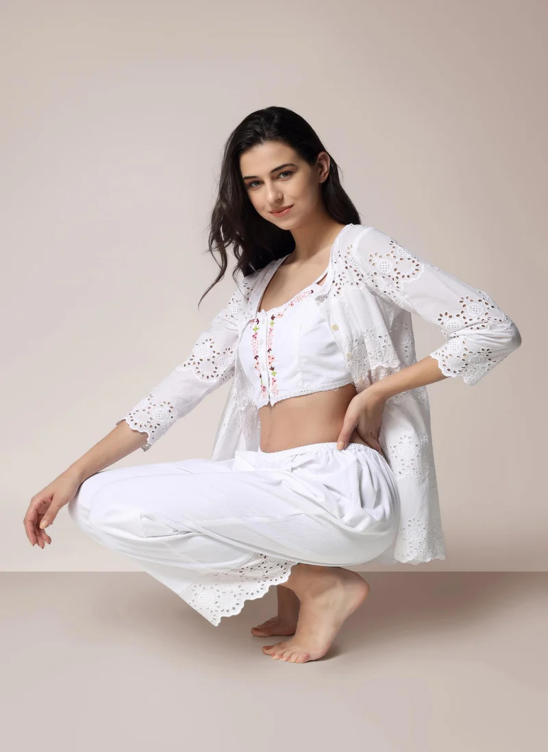 After Dark Meg, 3 pc set Cotton Pyjama Set