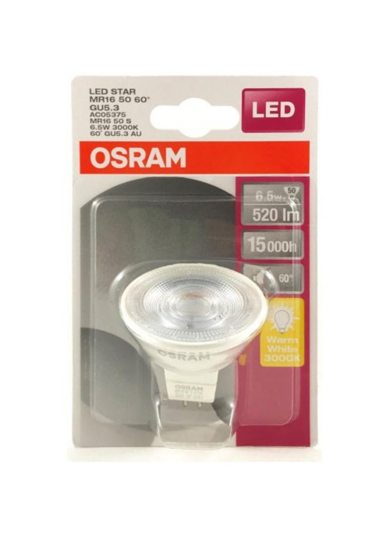 Osram LED MR16 12V Down Light GU5.3 spot light 5.5w 500Lm , 6500K - Image 2