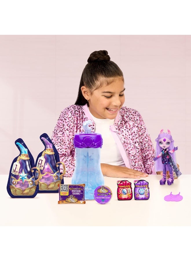 Magic Mixies Pixlings Shimmerverse Series, Create & Mix A Magic Potion to Reveal Howlexa The Wolf Pixling, Watch As This Beautiful 6.5" Fashion Doll Appears Inside The Potion Bottle - Image 4