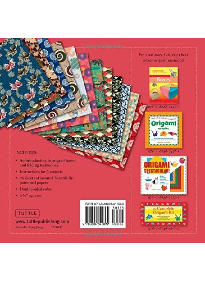 null - Origami Paper - Traditional Japanese Designs - Small 6 3/4": Tuttle Origami Paper: 48 Origami Sheets Printed with 12 Different Patterns: Instructions for 6 Projects Included - Image 1