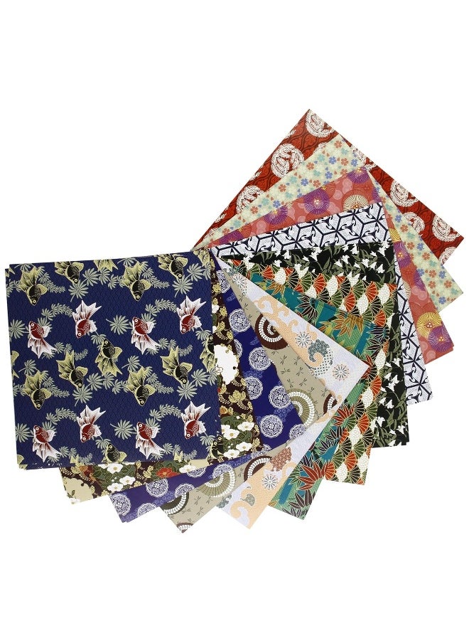 null - Origami Paper - Traditional Japanese Designs - Small 6 3/4": Tuttle Origami Paper: 48 Origami Sheets Printed with 12 Different Patterns: Instructions for 6 Projects Included - Image 1