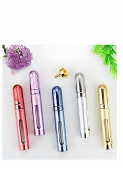 Perfume Bottles (12ml, 5pcs), Travel Refillable Perfume Atomizer Spray Bottle, Fragrance Empty Bottle with Window, Fits in Your Purse, Pocket or Luggage