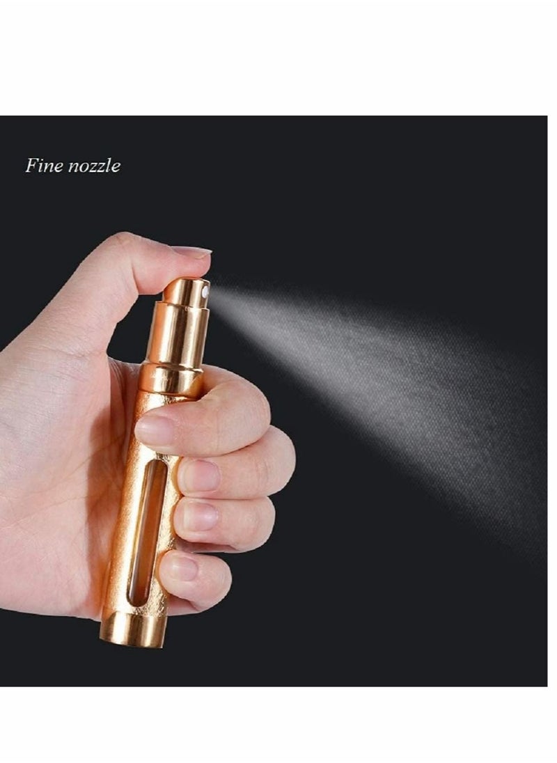 SYOSI - Perfume Bottles (12ml, 5pcs), Travel Refillable Perfume Atomizer Spray Bottle, Fragrance Empty Bottle with Window, Fits in Your Purse, Pocket or Luggage - Image 1